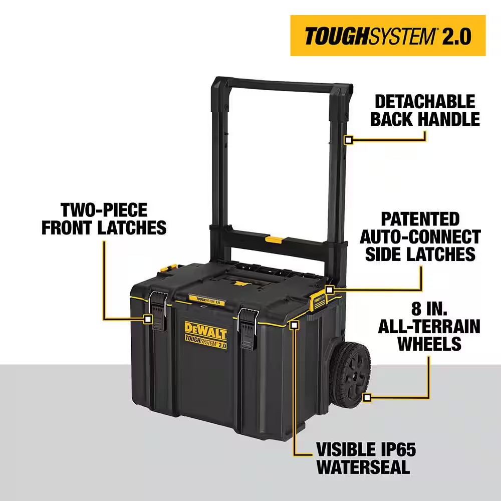 TOUGHSYSTEM 2.0 22 In. Small Tool Box, 22 In. Large Tool Box, 24 In. Mobile Tool