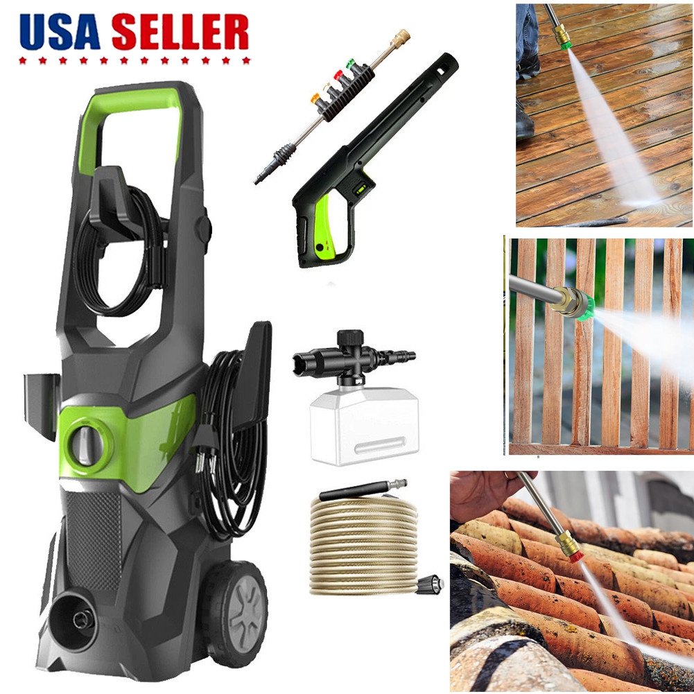 Electric Pressure Washer High Pressure 5000 PSI Washer Portable Powered Washer