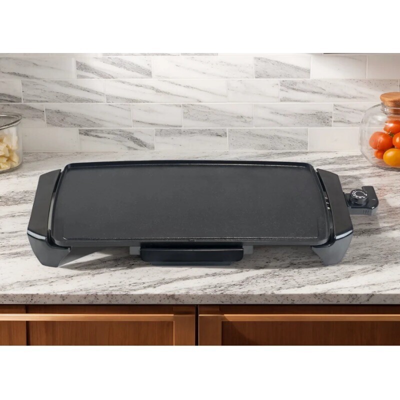 10.5×20″ Electric Griddle Temperature Control Dishwasher Safe Parts 1500 W