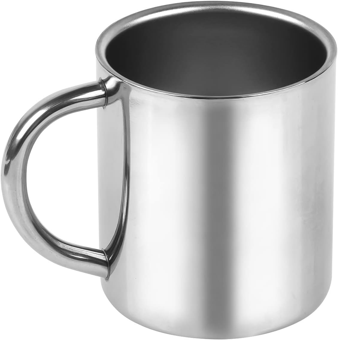 7Oz / 210Ml Mug, Double Walled Coffee Mug with Handle, Stainless Steel Shatterpr