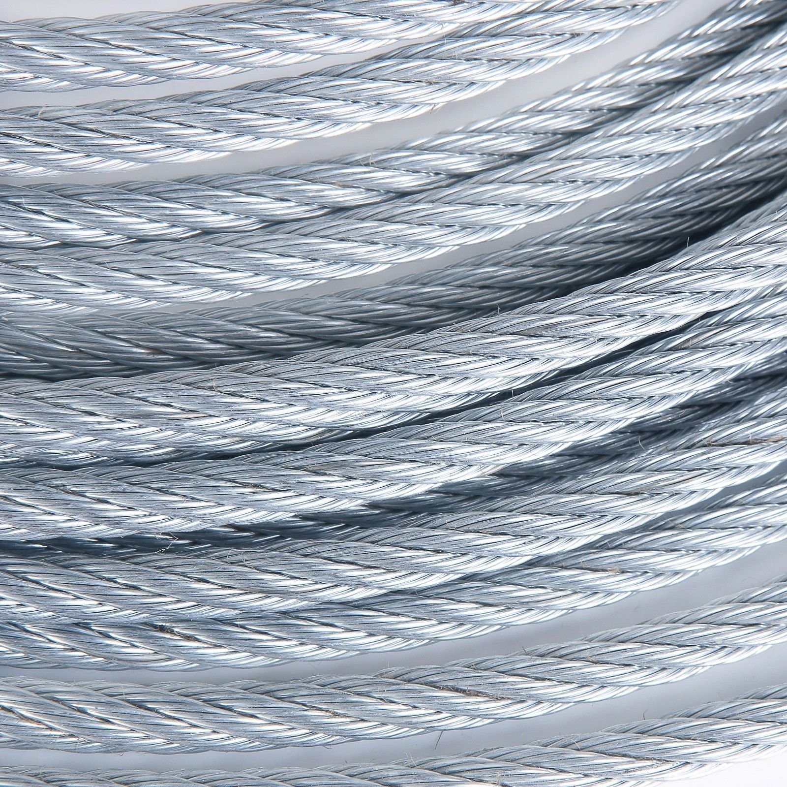 1/8″ Galvanized Aircraft Cable Steel Wire Rope 7×19 (700 Feet) 700 ft.