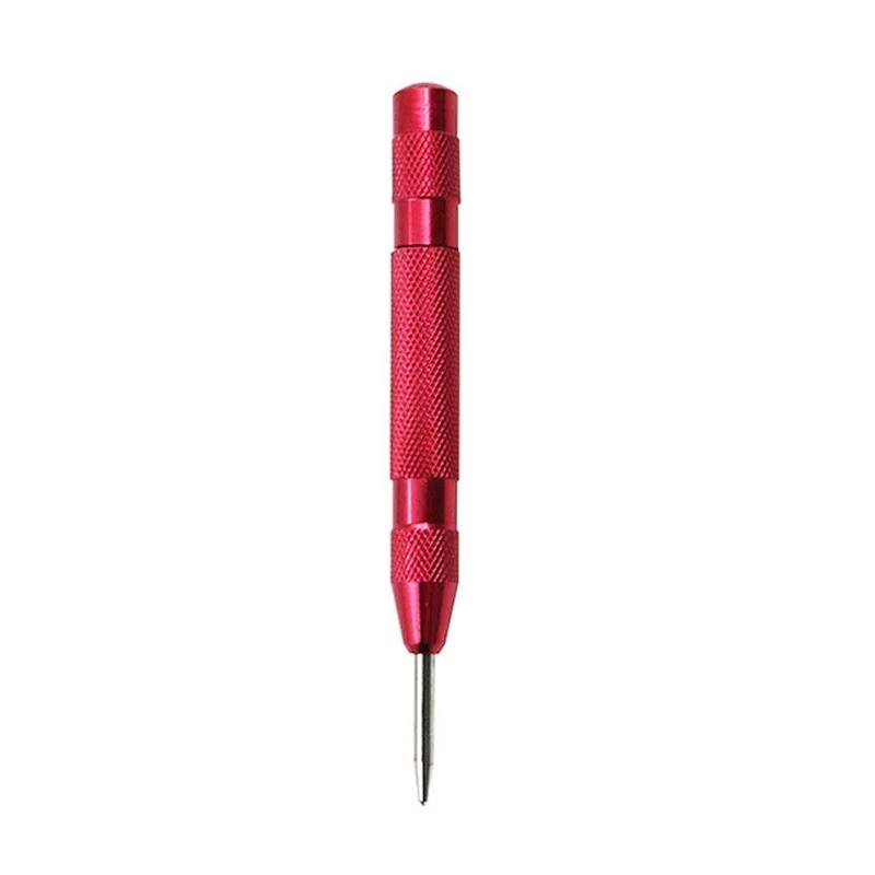 2 Super Strong Automatic Centre Punch Adjustable Spring Loaded Metal Drill TooL