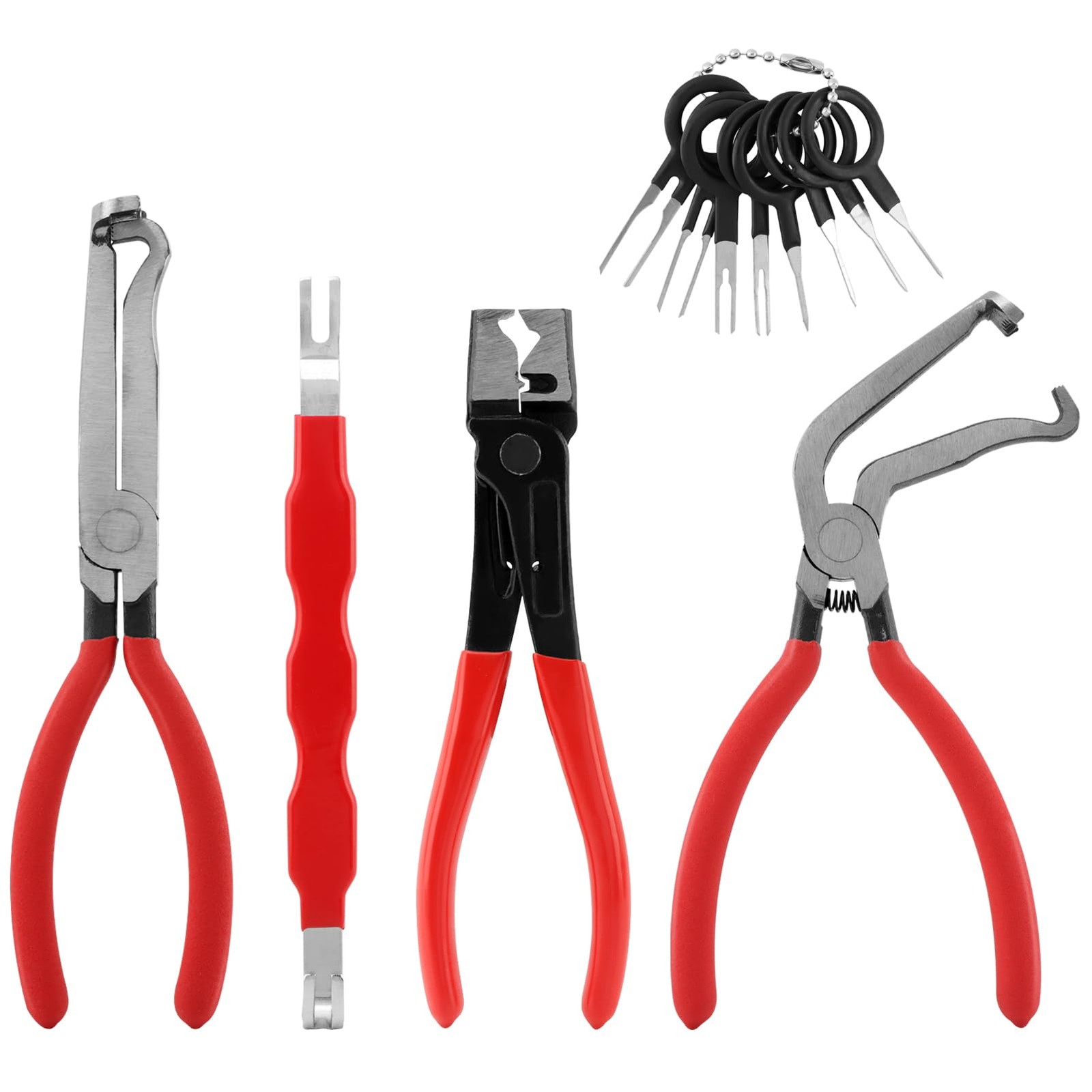 Lixternum 4 Pieces Electrical Disconnect Pliers for Cars, Automotive Electric…