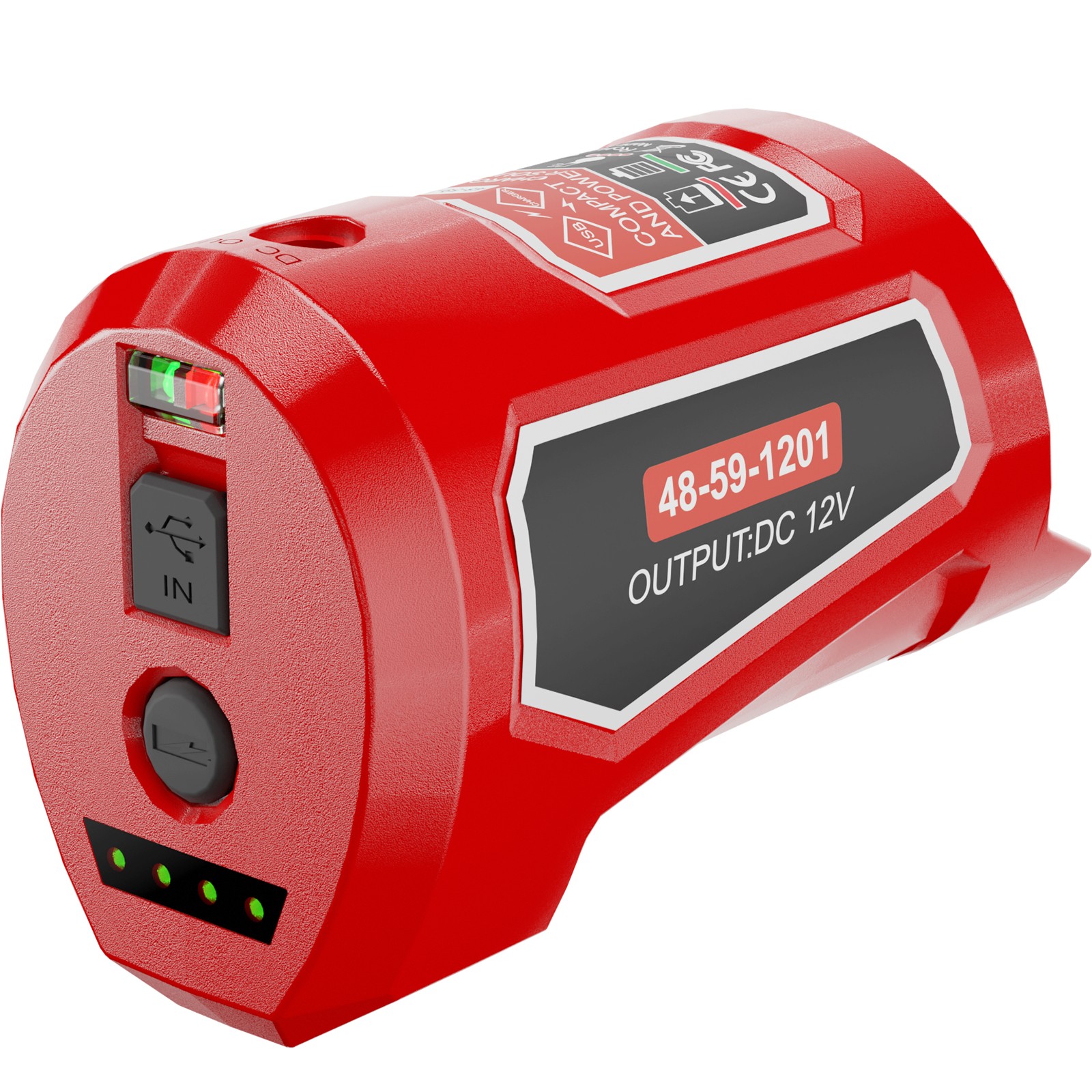 USB Power Source for Milwaukee M12 12V USB Battery Charger Portable Power Supply