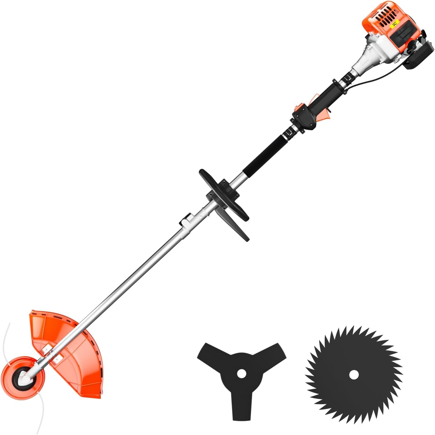 36cc 3 in 1 Brush Cutter 2-Stroke Weed Eater Wacker Gas Powered String Trimmer