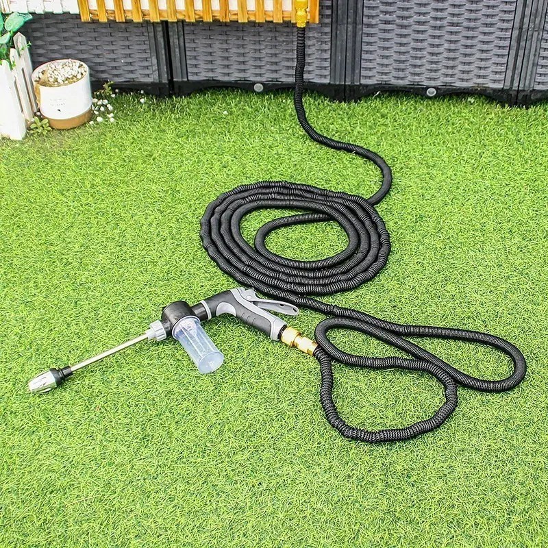 4X Stronger Deluxe Expandable Flexible Garden Hose Water Hose 25, 50, 75, 100FT