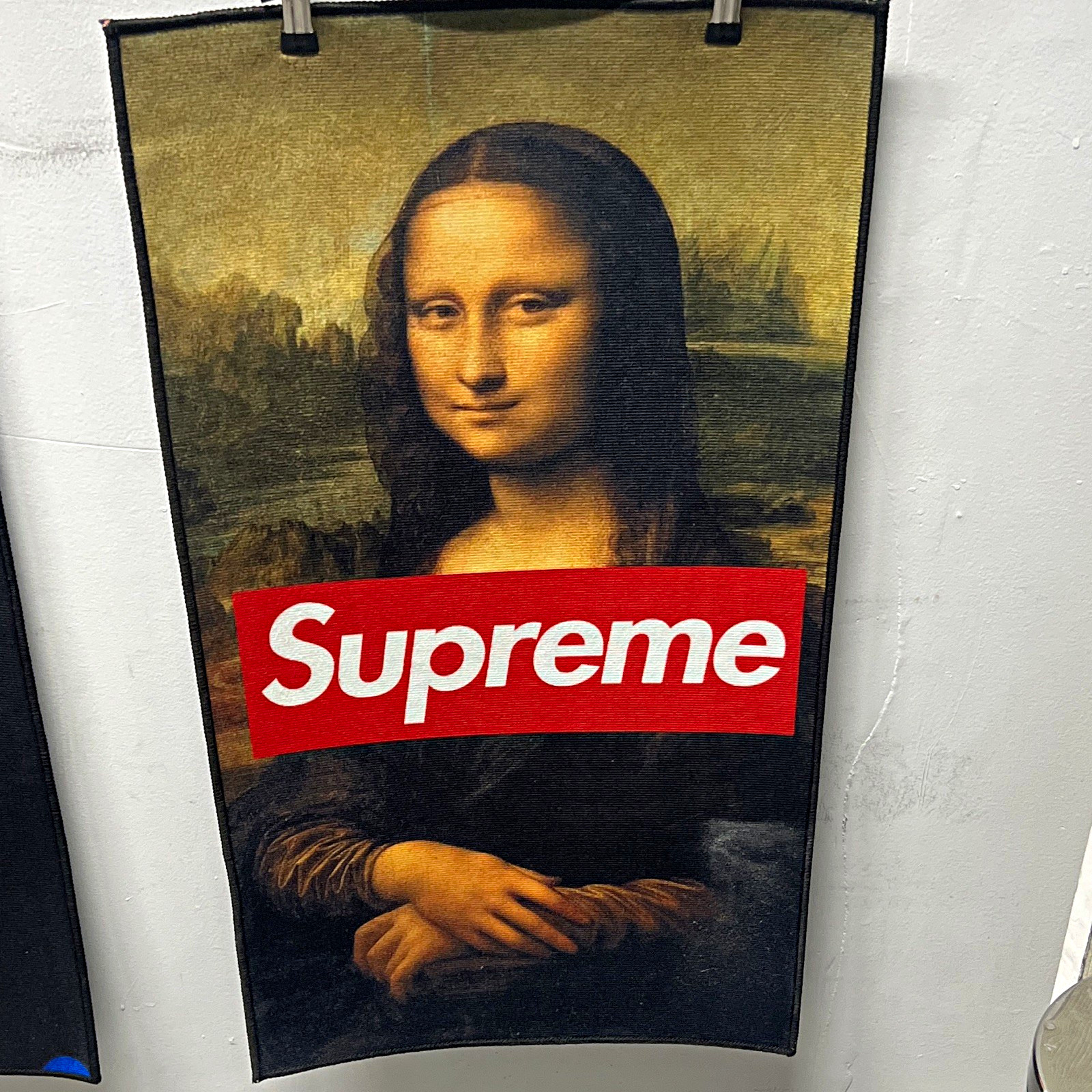 Supreme Mona Lisa Graphic Multicolor Rectangular Area Rug for Adults Teens