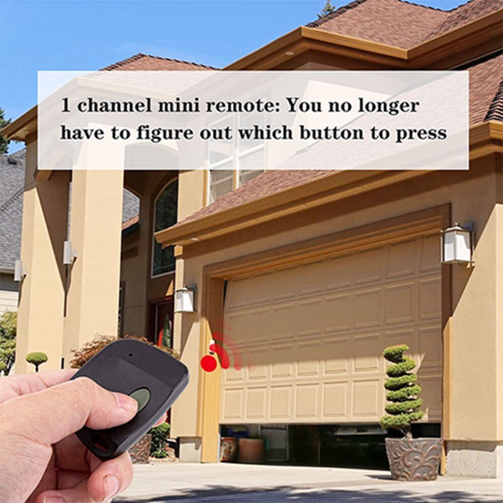 2PC Remote Control Garage Door Gate Opener Transmitter 10 Digit Pins Code-300MHz