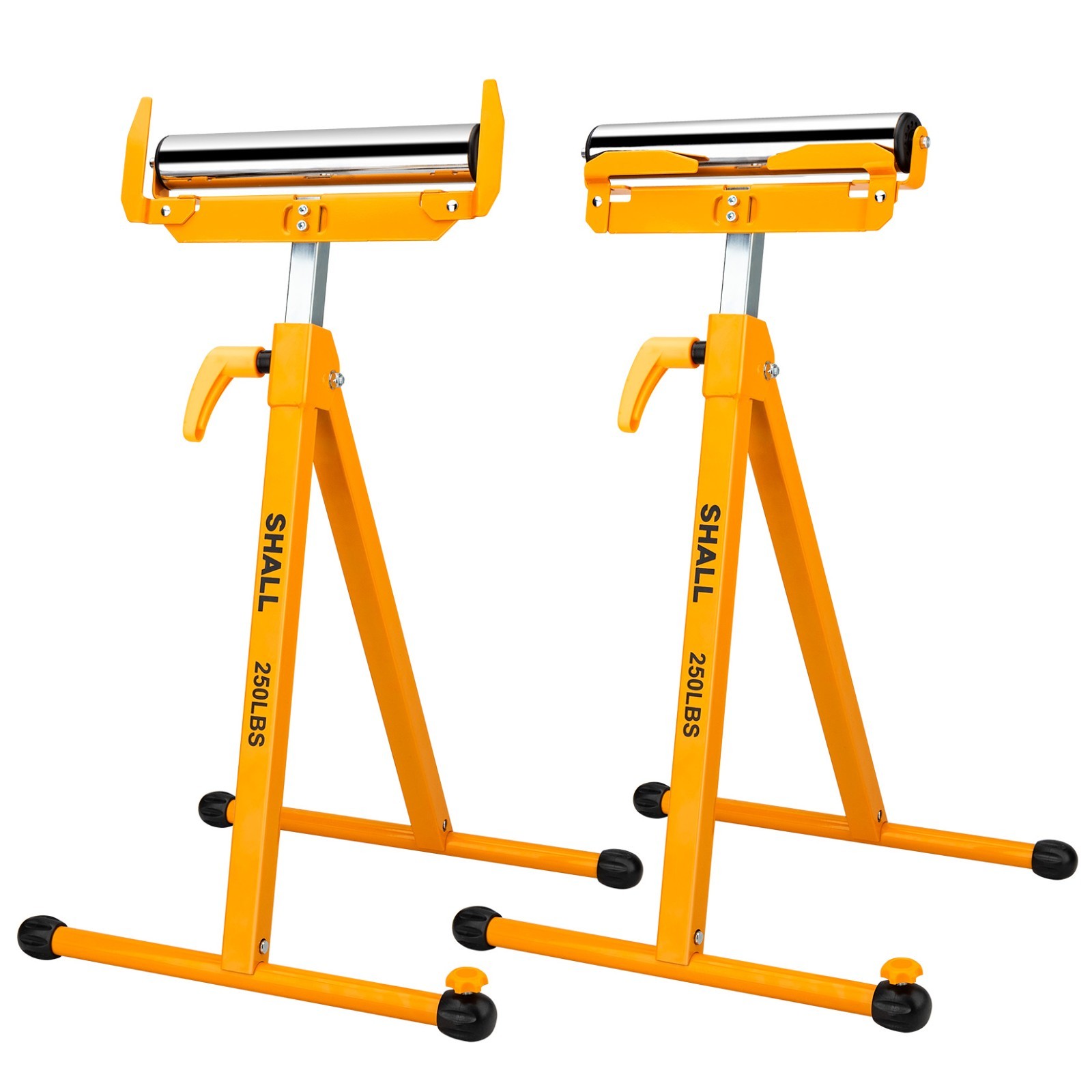 SHALL Folding Roller Stand-Max Load 250LBS-Adjustable 27.8-43” for Woodworking