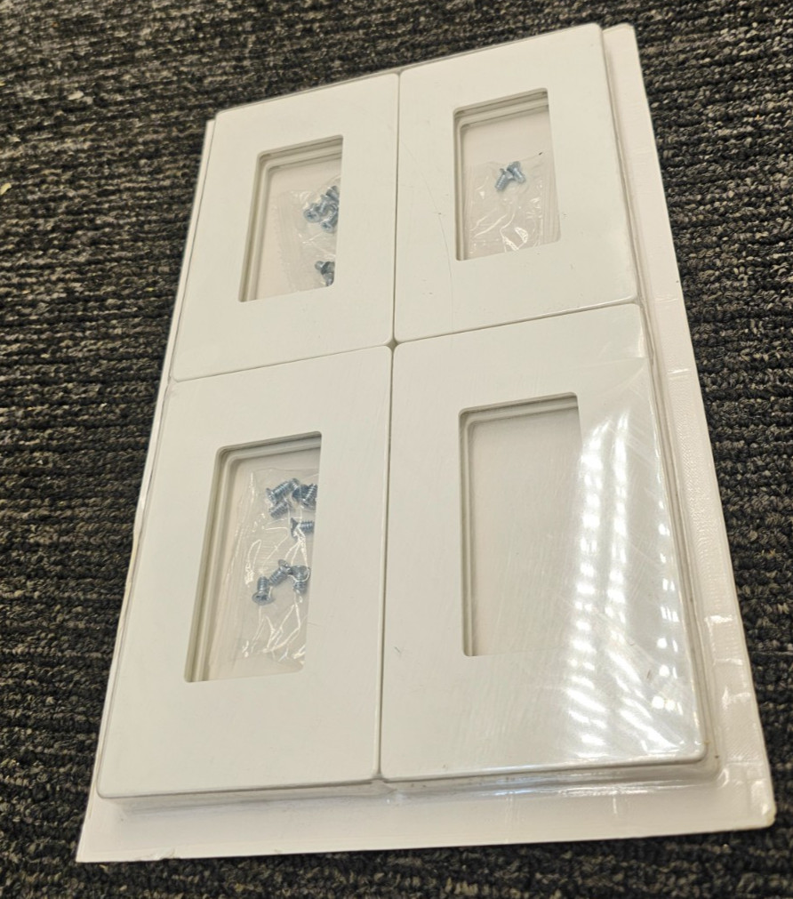 (QTY 24) CML CSPS-G1-8 Decorator Wall Plate 1-Gang Receptacle Outlet Cover