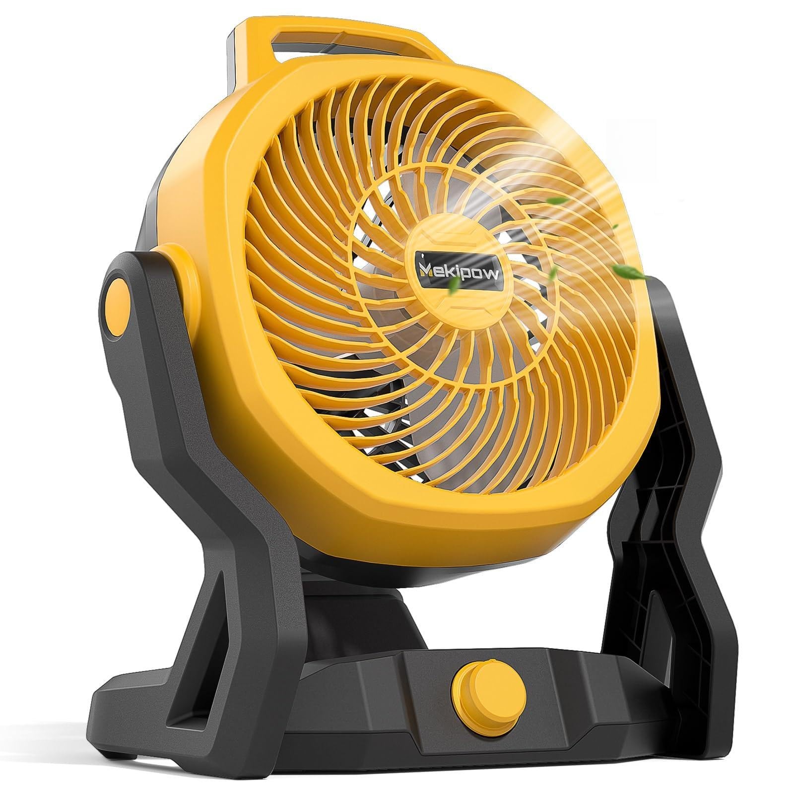 Battery Powered Fan with Dewalt 20V Max Battery, 750 CFM Cordless Jobsite Fan…