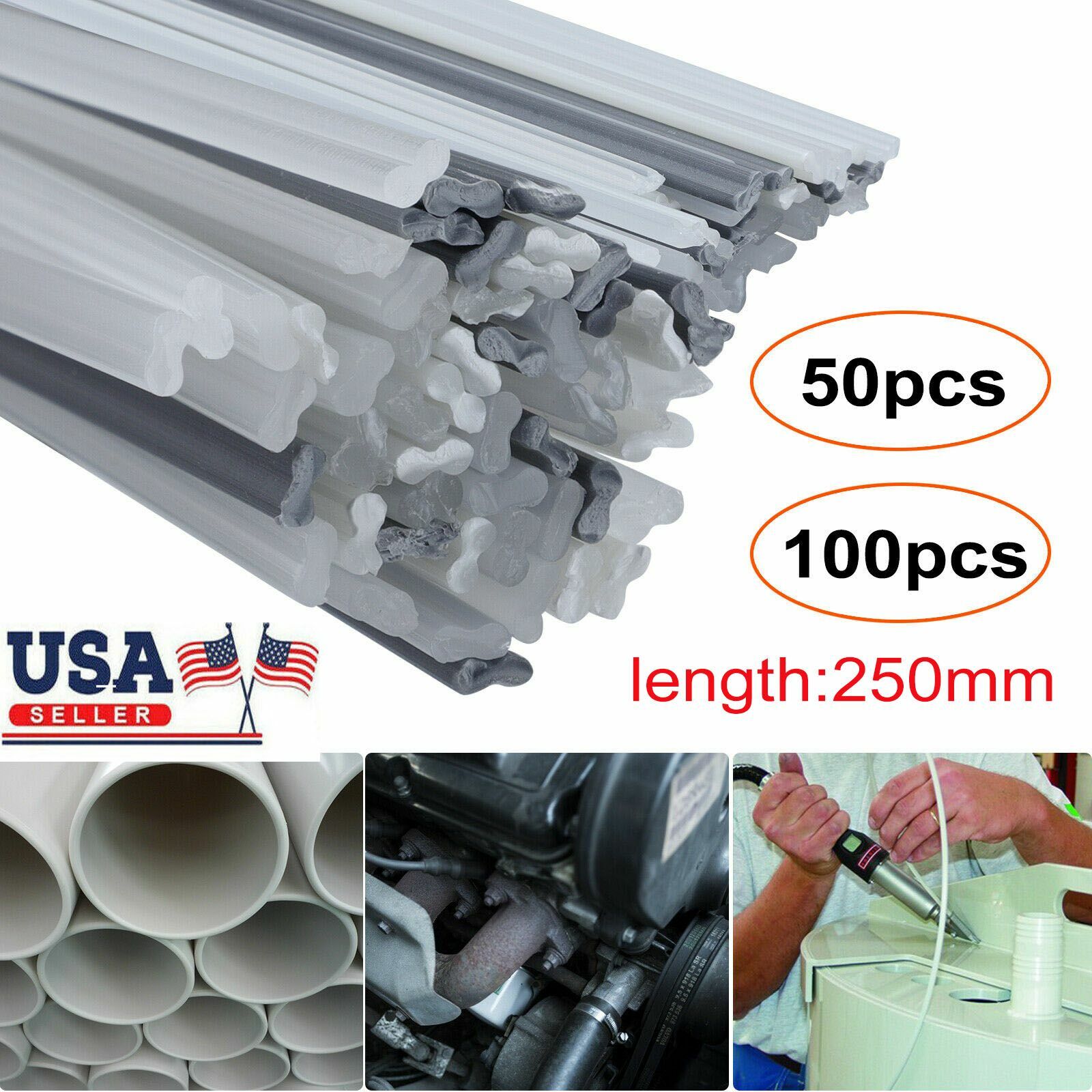 For Plastic Gun Welder 50-100x Plastic Welding Rods ABS/PP/PVC/PE Welding Sticks