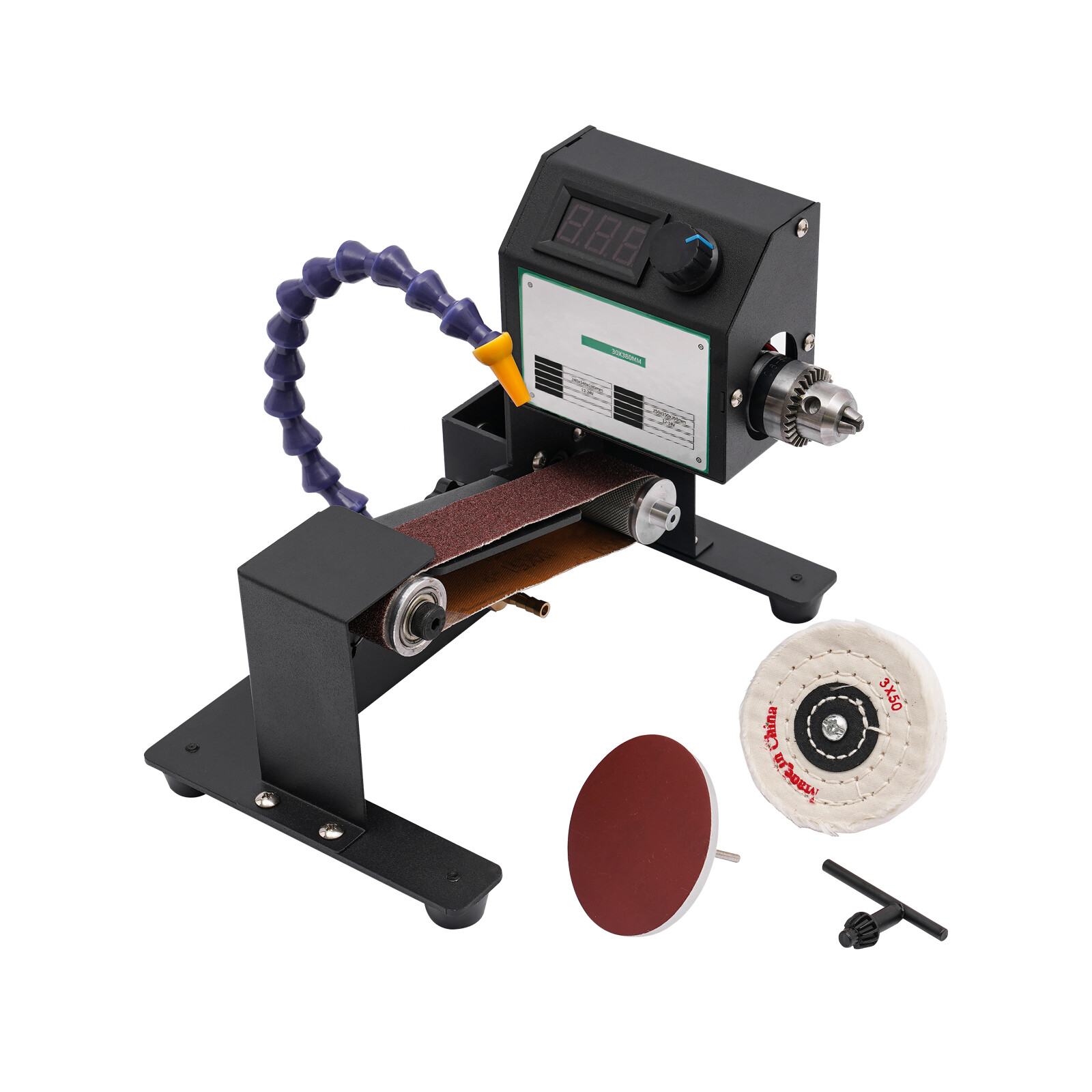 DIY Mini Electric Belt Grinder Machine Grinding Polishing Abrasive Belts Sander