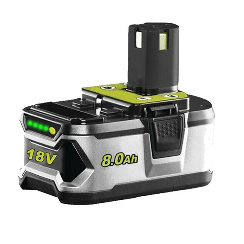 High Capacity 8.0Ah Battery For Ryobi 18V ONE P108 P107 P197 PBP005 / Charger