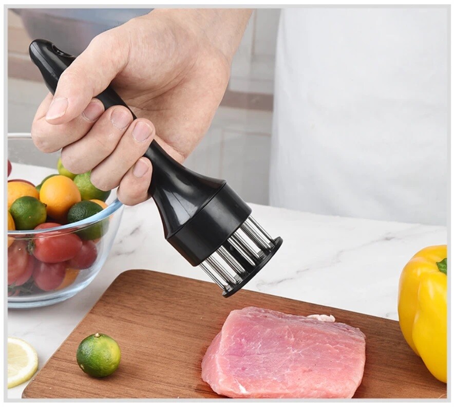 Professional Meat Tenderizer Stainless Steel Needle Cooking Hammer Kitchen Tool