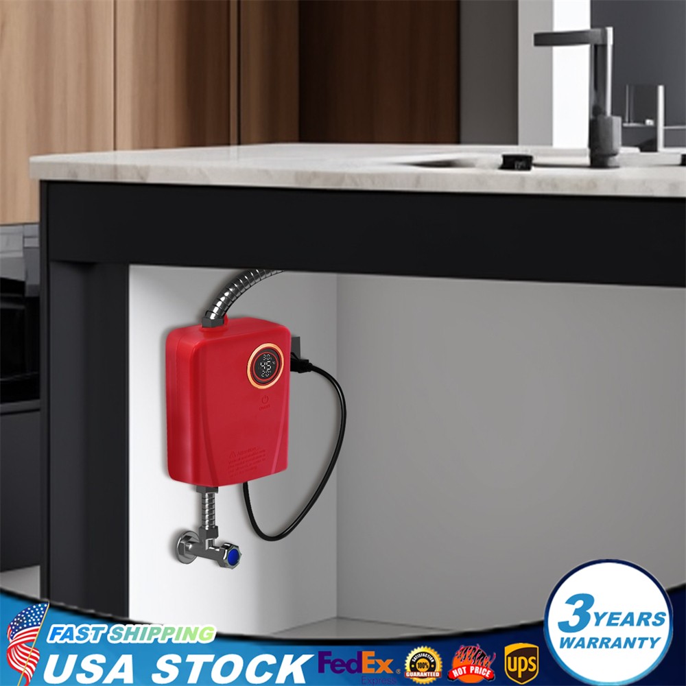3000w Electric Water Heater Portable Instant Water Heater Under the Sink Basin