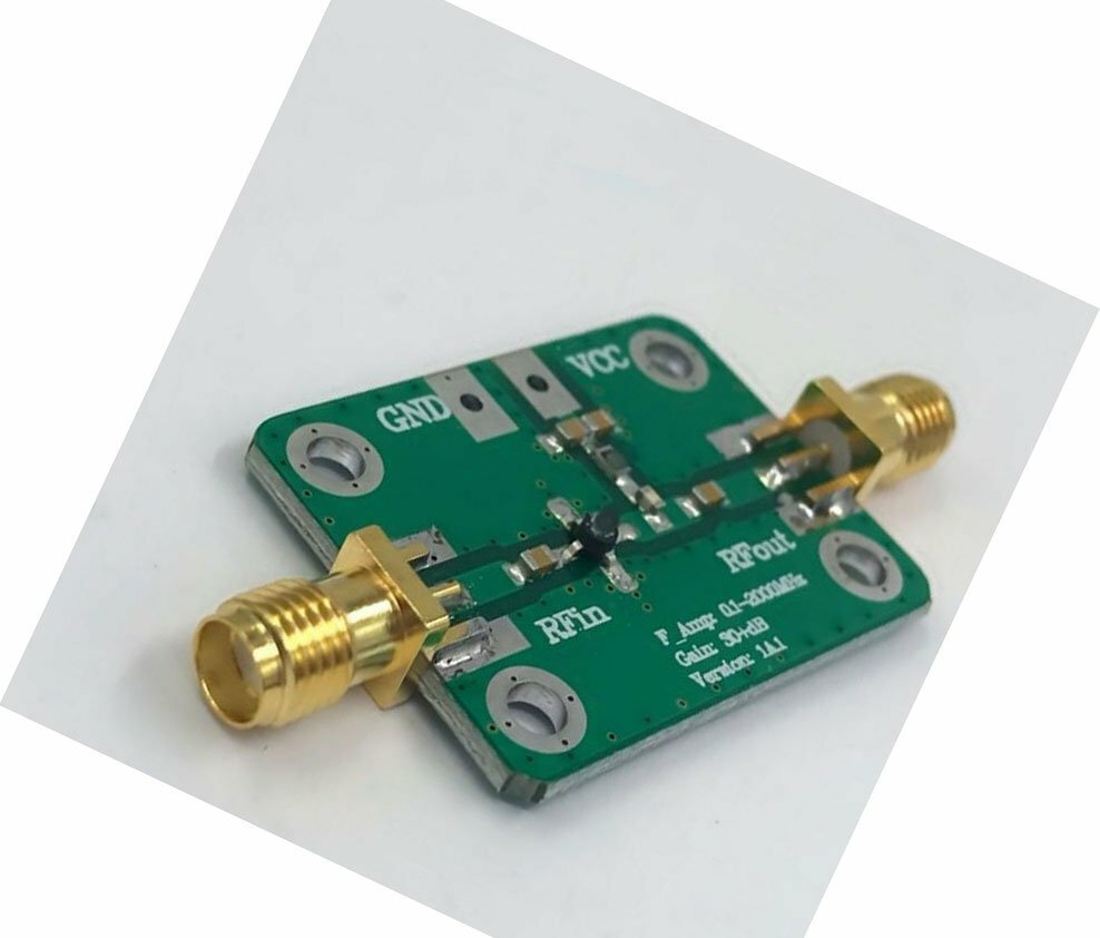 2pcs 0.1-2000MH?€?z RF Wideband Amplifier 30dB low-noise LNA Receiver
