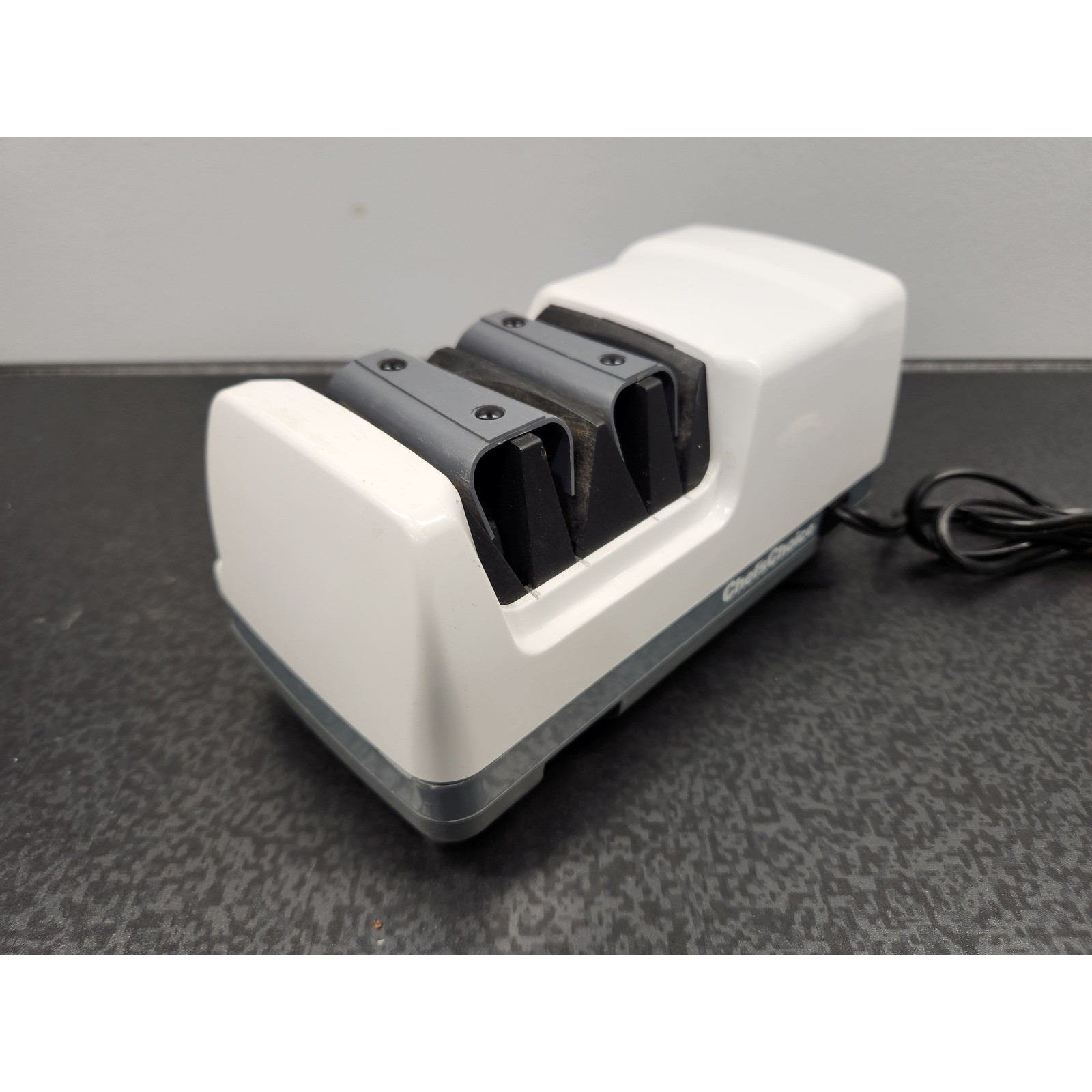 ChefsChoice Diamond Hone Sharpener 314 Electric Knife Sharpener White Gray 120W