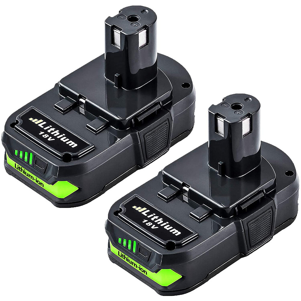 2Pack 3600mAh 18V lithium-ion Battery for Ryobi P102 P103 P105 P108 ONE+ RB18L50