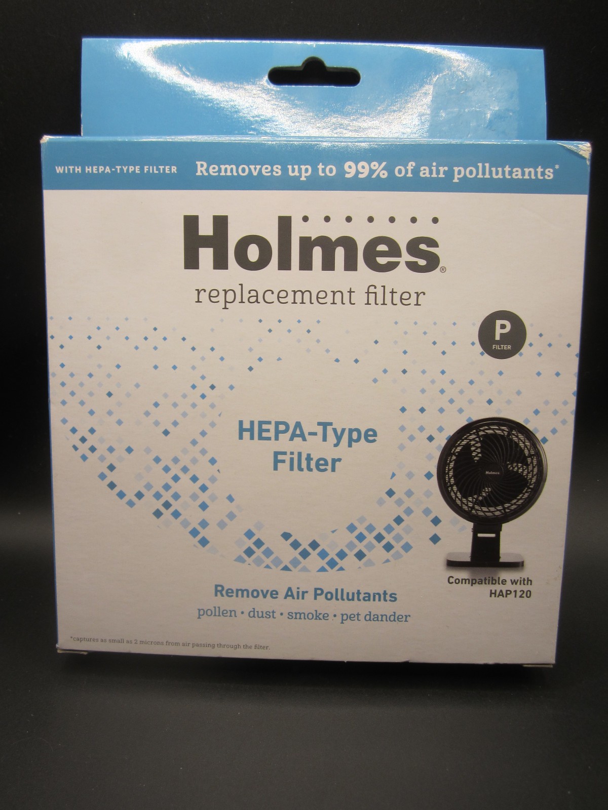 Holmes HEPA Type Size P HAPF121D-U4 Air Purifier Filter 2pk for HAP120