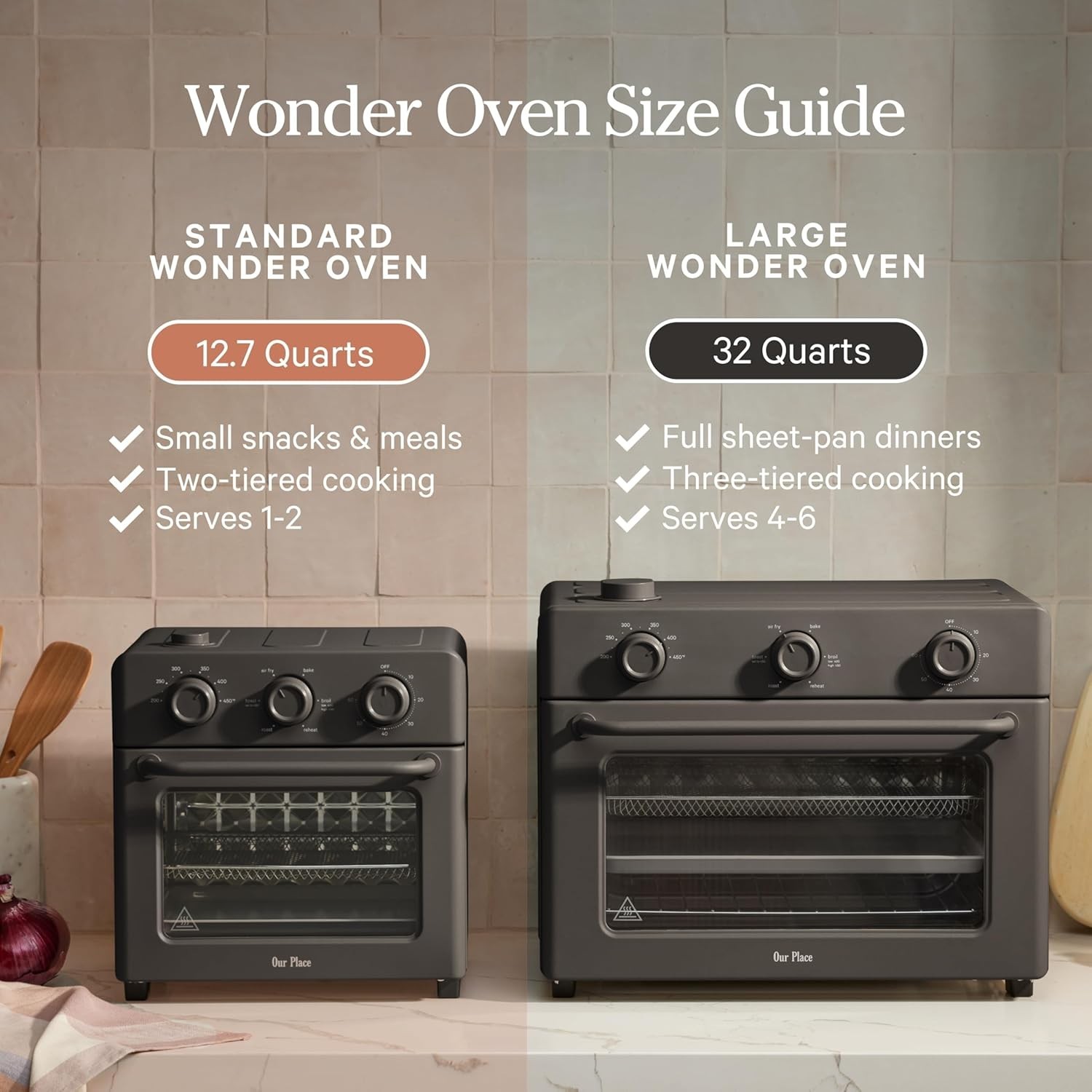 Our Place Wonder Oven – 6 in 1 Air Fryer & Toaster Oven – Steam
