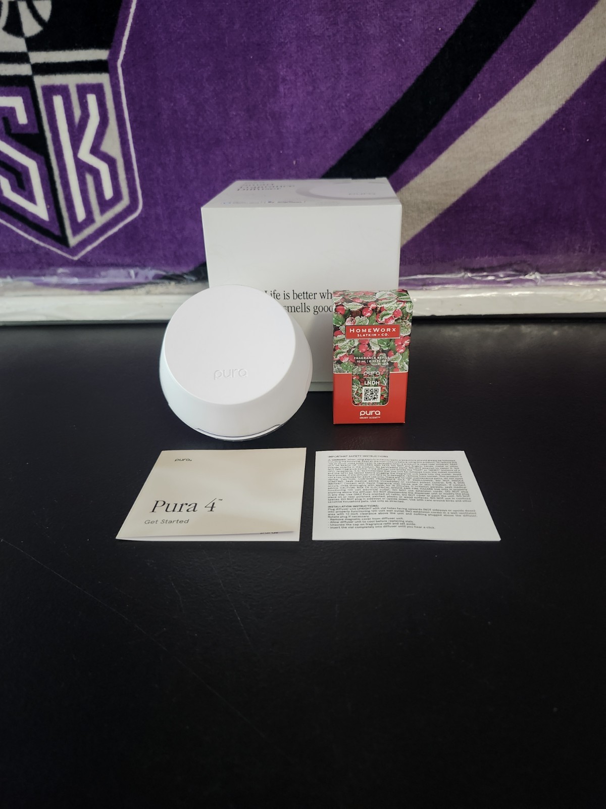 Pura 4 Smart Fragance Diffuser (Amazon Alexa Or Googlr Assistant) Open Box