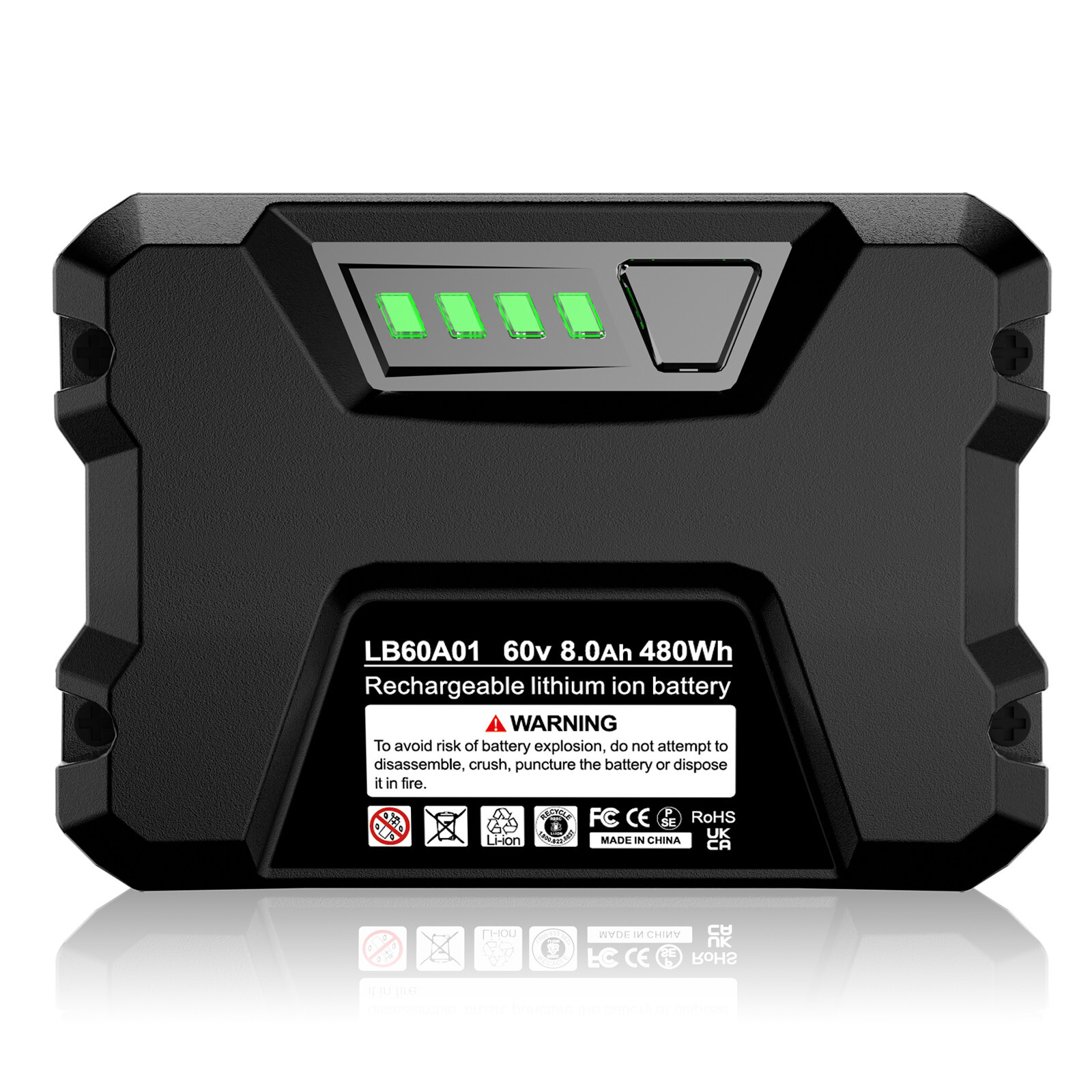 9 Ah / 5 Ah Lithium-ion Battery For Greenworks 60V PRO Max LB605 LB60A02 LB60A00