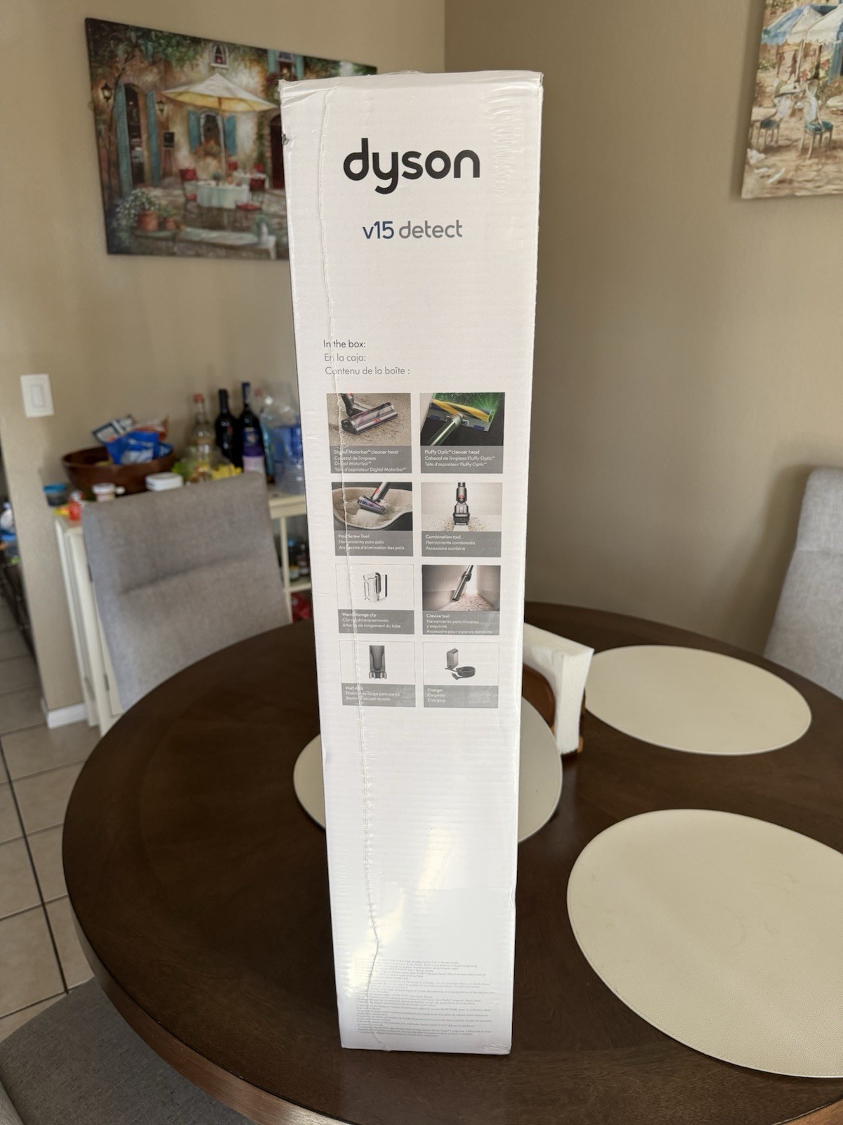 Dyson V15 Detect Cordless Stick Vacuum Cleaner – Yellow/Nickel (447261-01) New