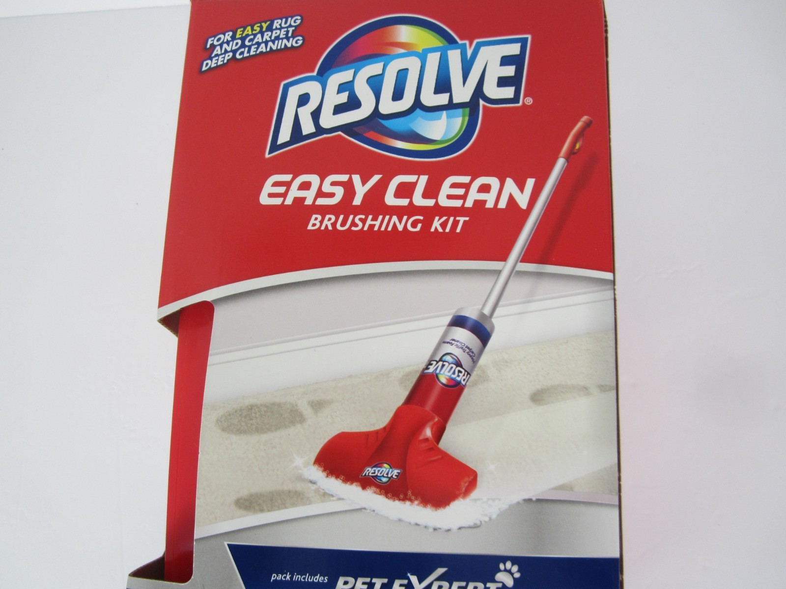NEW Resolve Easy Clean Pet Expert Brushing Kit Heavy Traffic Carpet Cleaning