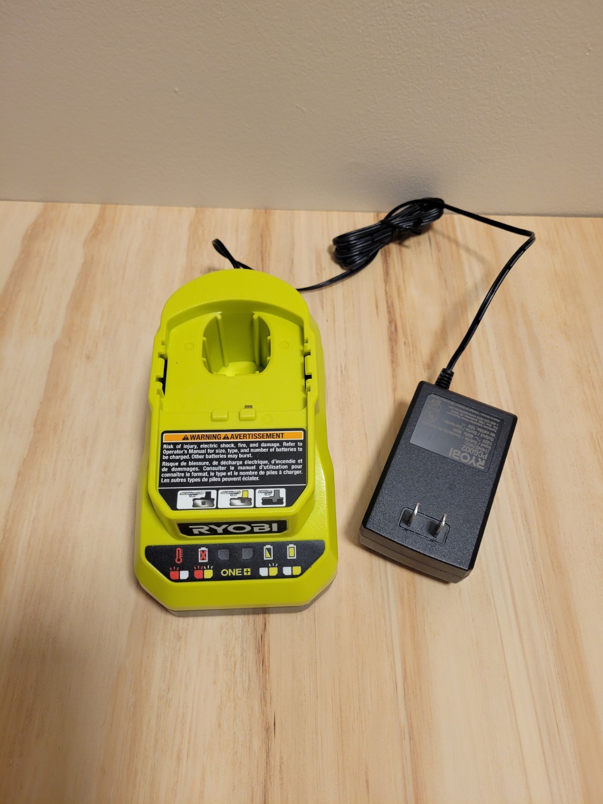 RYOBI PCG002 18V Volt ONE+ Lithium-Ion Battery Charger NEW Genuine OEM GEN II