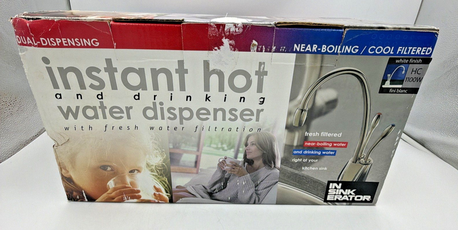 Insinkerator Instant Hot Cold Water Dispenser F-HC1100W COMPLETE KIT w/ Tank NEW