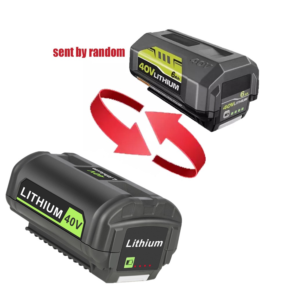 40V Battery For Ryobi 40V 6.0Ah Lithium OP4060 OP4030 OP4050 OP40602 OP40261