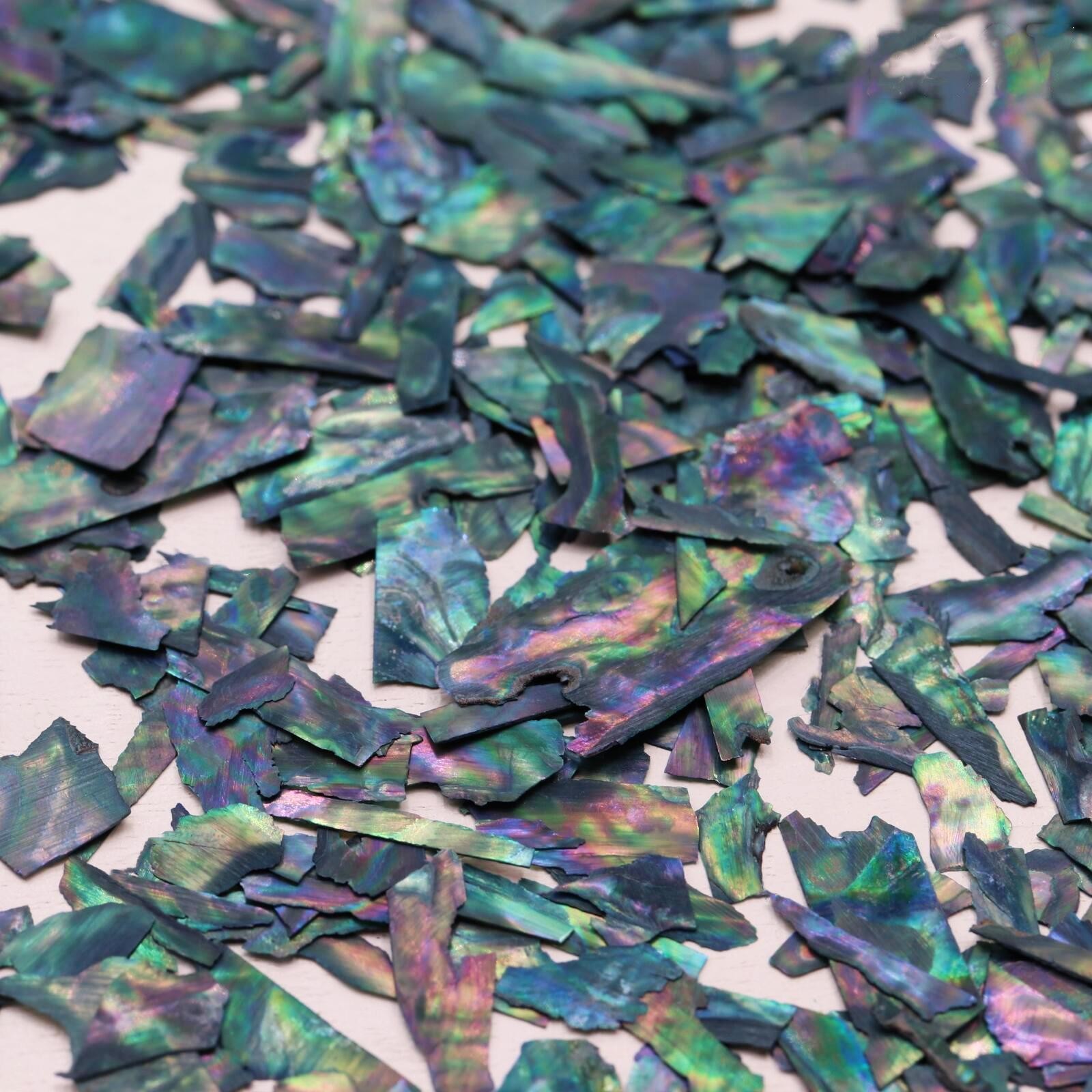 3mm-15mm Artificially Coloured Shell Fragments for Crafte DIY or Home Decoration