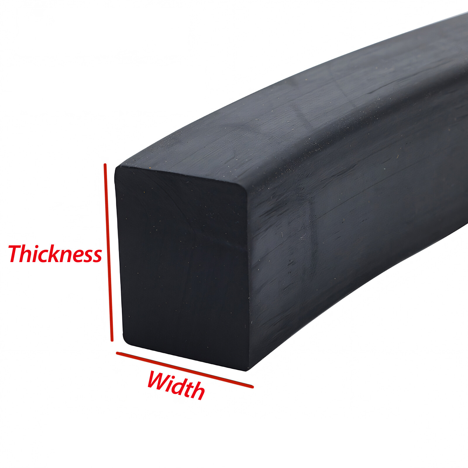 Solid Nitrile NBR Rubber Strip – Various sizes & Thicknesses – 3mm to 70mm