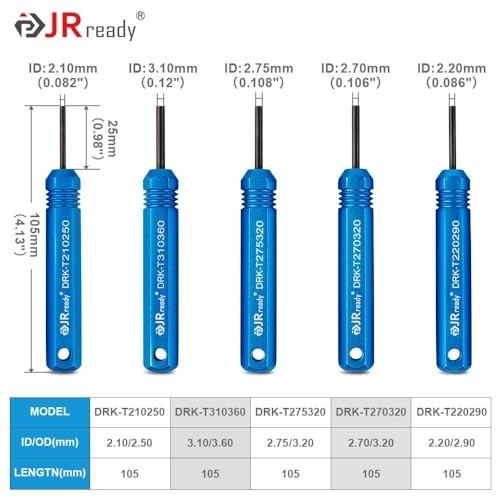Extractor Tool Kit for JST/AMP .062″ & .093” Pin Connectors – 5PCS Removal Tools