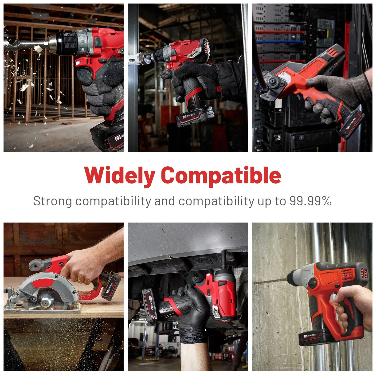 2x 8.0Ah For Milwaukee M12 12V LITHIUM Battery Extended Capacity 48-11-2460