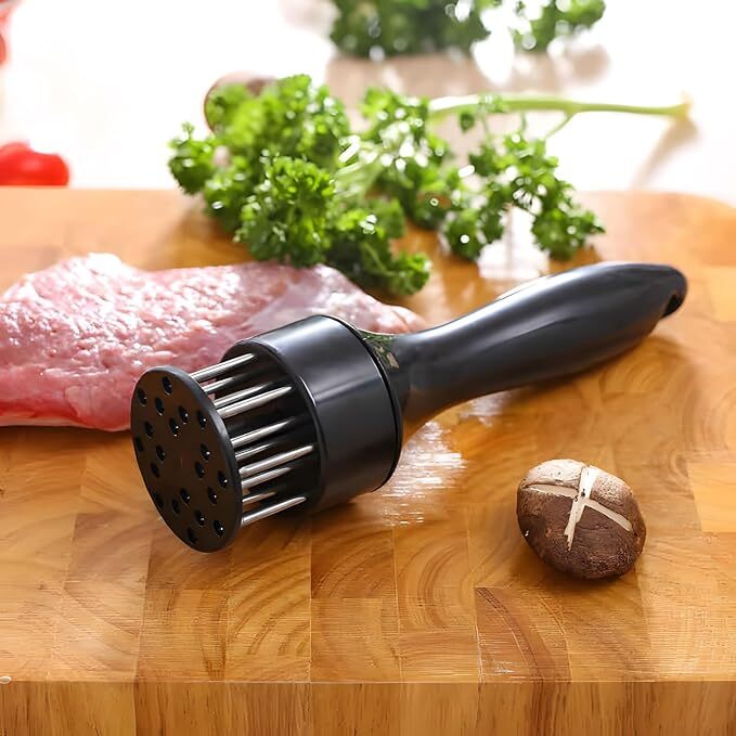 Meat Tenderizer Tool 21Needles Stainless Steel for Tenderizing Kitchen Tool USA