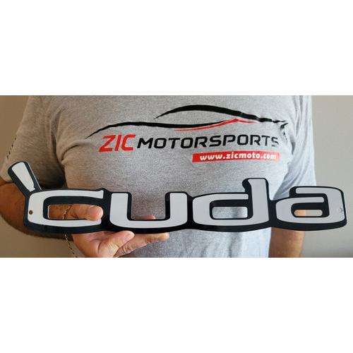 1970-1974 Plymouth “CUDA” Script Steel Sign