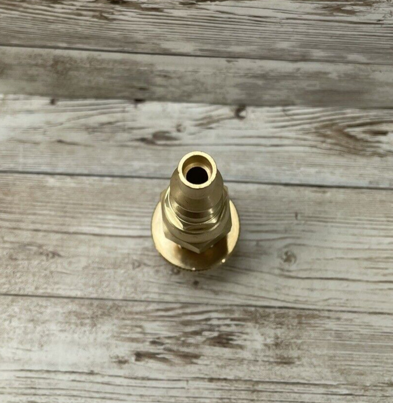 1Lb Propane Disposal Adapter Fitting with 1/4 Quick Connect Disconnect Adapter