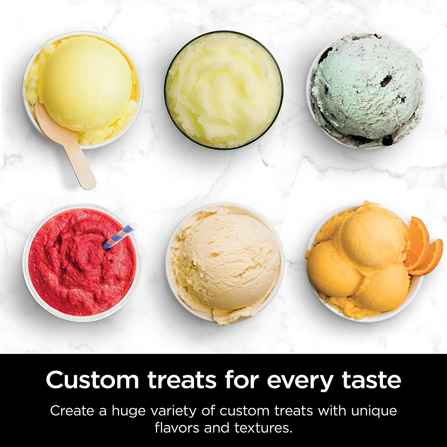 Ninja CREAMi Deluxe 11-in-1 XL Ice Cream Maker w/ Two 24-Oz. Pints – NC501