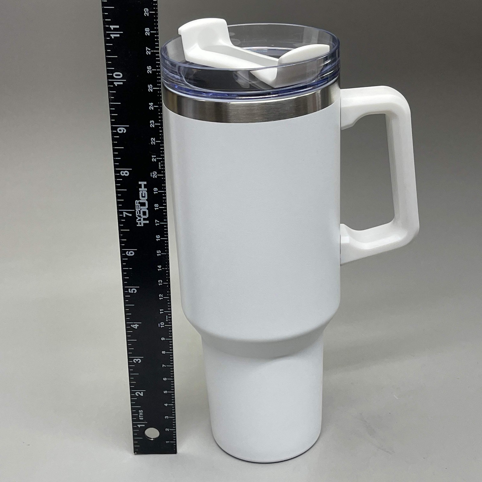 TUMBLER (2 PACK) Insulated Stainless Steel Travel Mug w/ Lid Handle Straw 40 oz