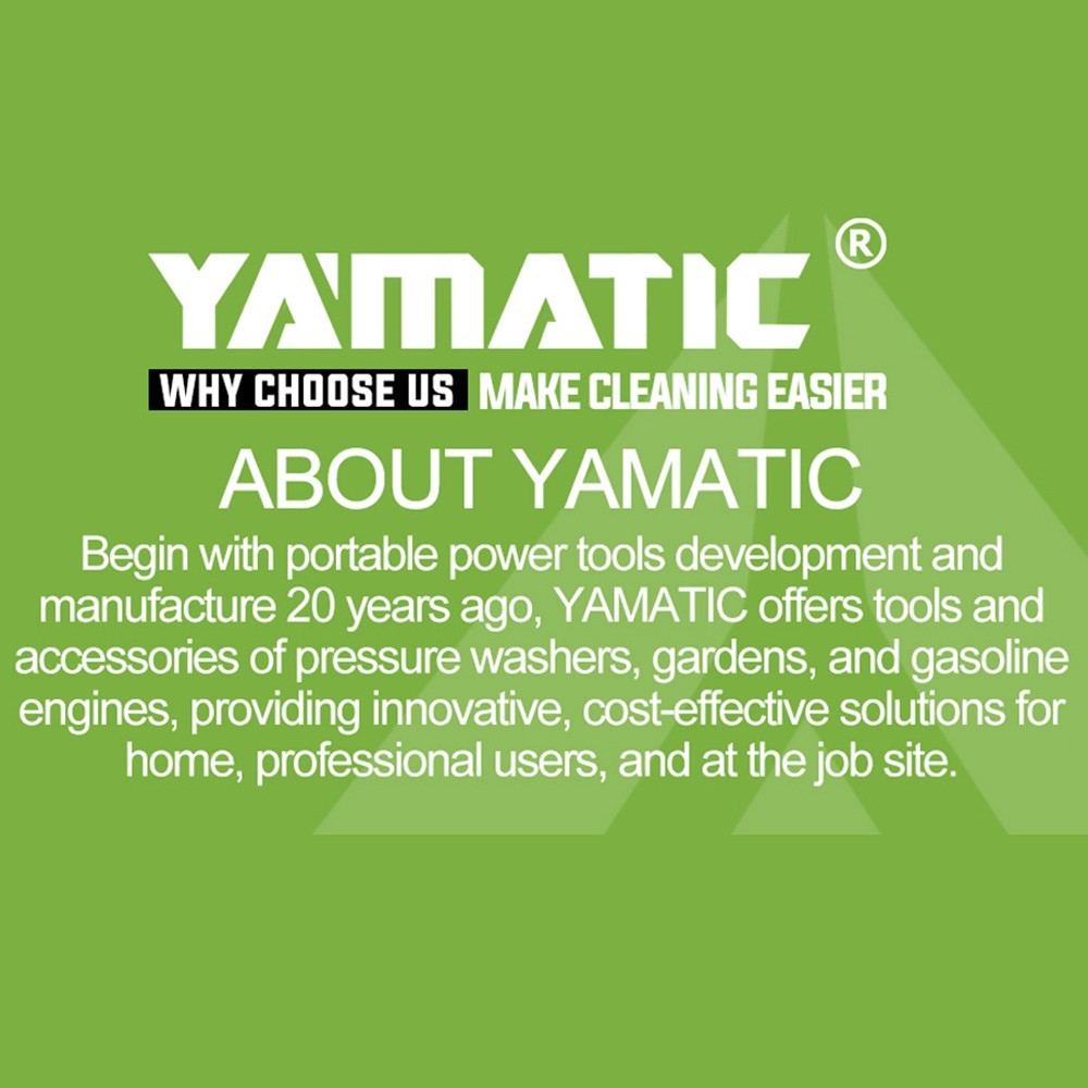 YAMATIC Pressure Gauge Kit for Pressure Washer 3/8 Inch Quick Connect 5000 PSI