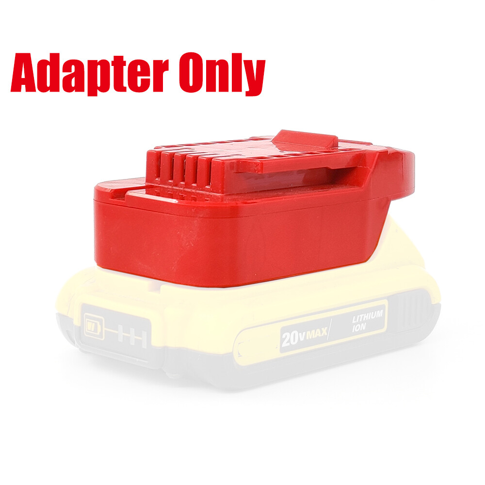 1 Adapter for DeWalt 20v MAX Series Li-Ion Battery To fits Bauer 20v Li-Ion Tool