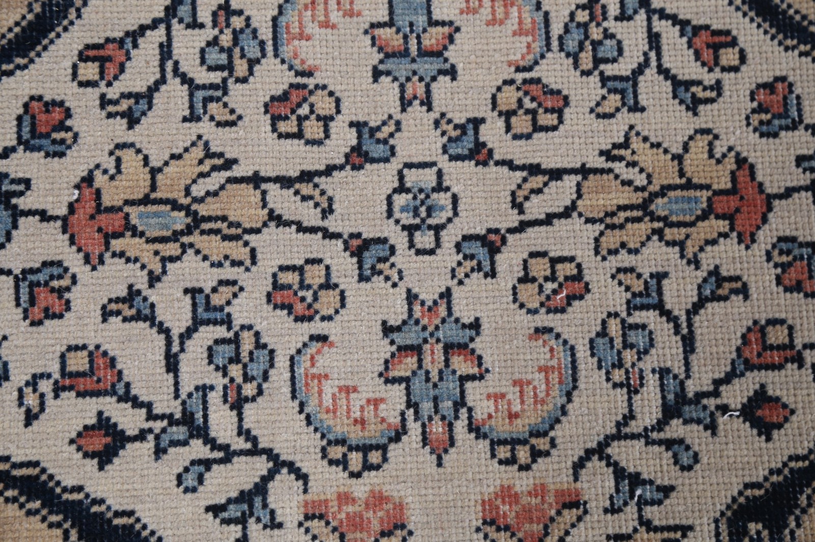 Hand-Knotted Turkish Wool Rug 9×12 Geometric Traditional Style for Any Room