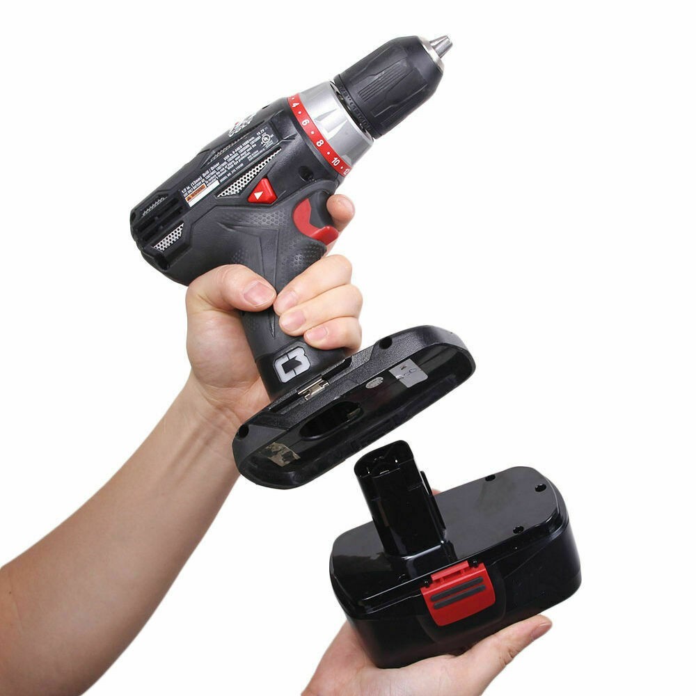 2Pack for Craftsman 19.2 Volt 11375 Battery C3 DieHard 130279005 11376 / Charger