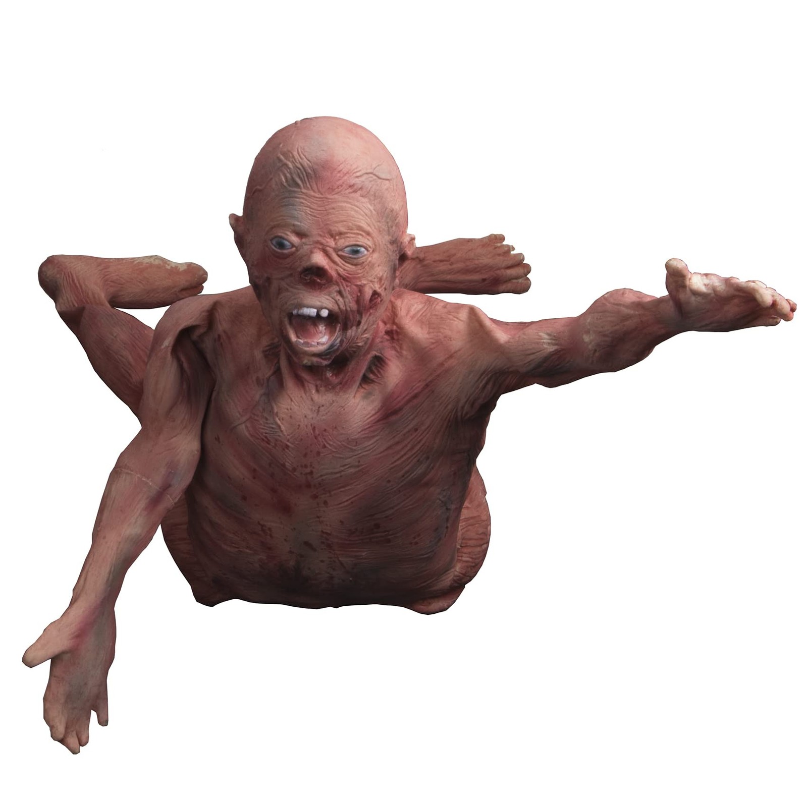 Halloween Bloody Dead Body, 4.6 ft Latex Skinned Full Body Hanging Corpse Tor…