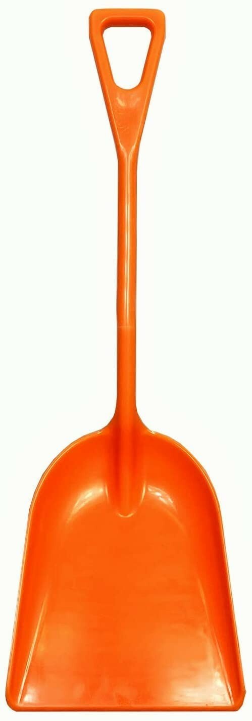 6Pack Ashman Plastic Snow Shovel with Durable Multi-Purpose Snow Plastic Shovel