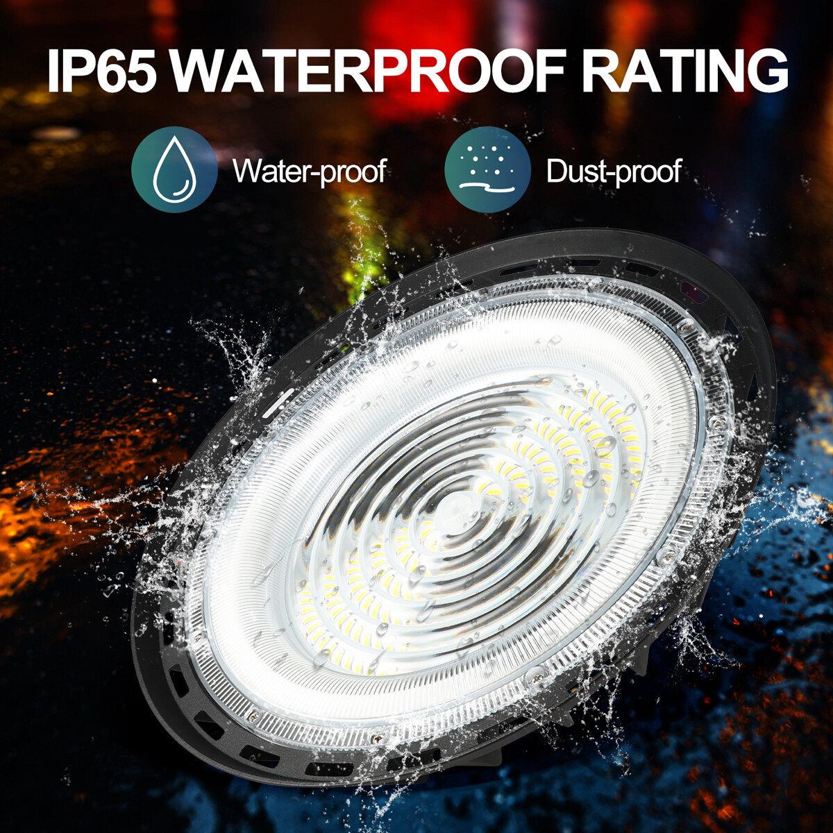 500W UFO Led High Bay Light Commercial Industrial Factory Warehouse Light 5000K