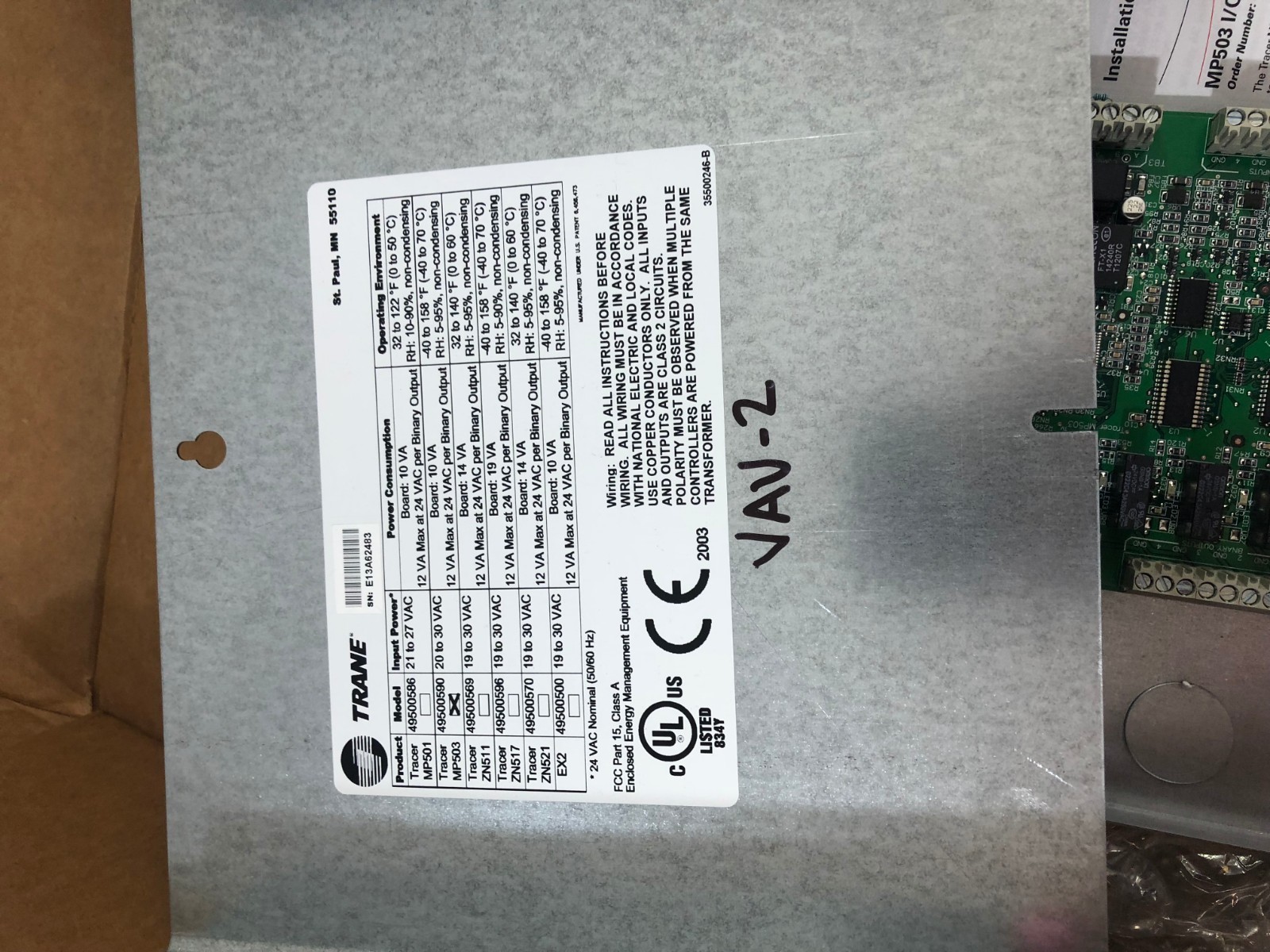 OEM Trane American Standard Furnace Control Circuit Board CNT4987 CNT04987 M