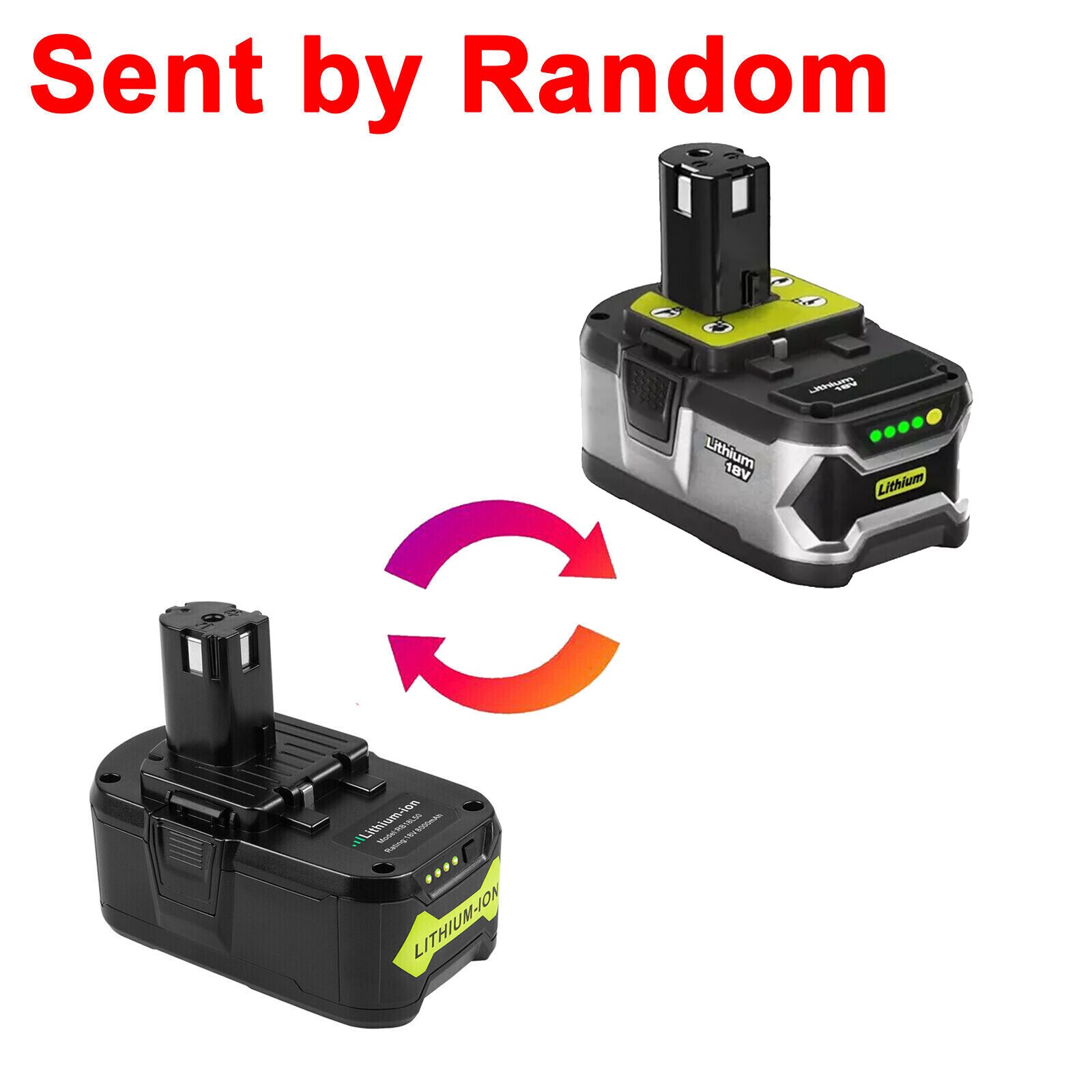 8.0Ah 18Volt Battery For RYOBI P108 18V For One+Plus High Capacity Lithium Ion